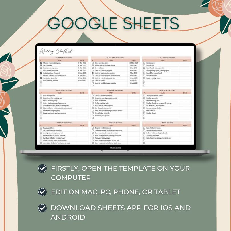 Wedding Budget Spreadsheet - Google Sheets Template