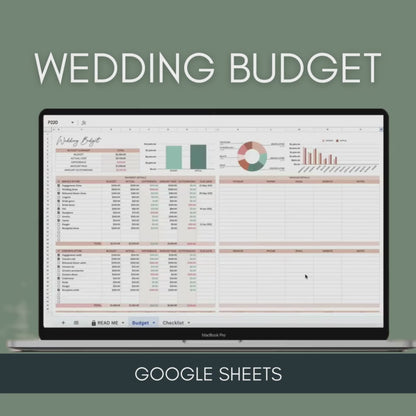 Wedding Budget Spreadsheet - Google Sheets Template